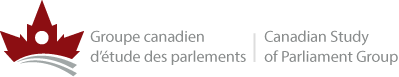Logo du Groupe canadien d'étude des parlements